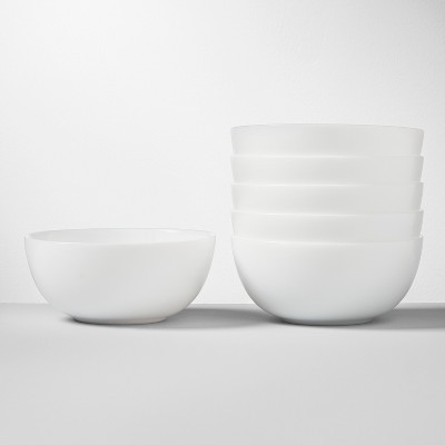 Glass Bowl 16oz White - Made By Design™ | Target