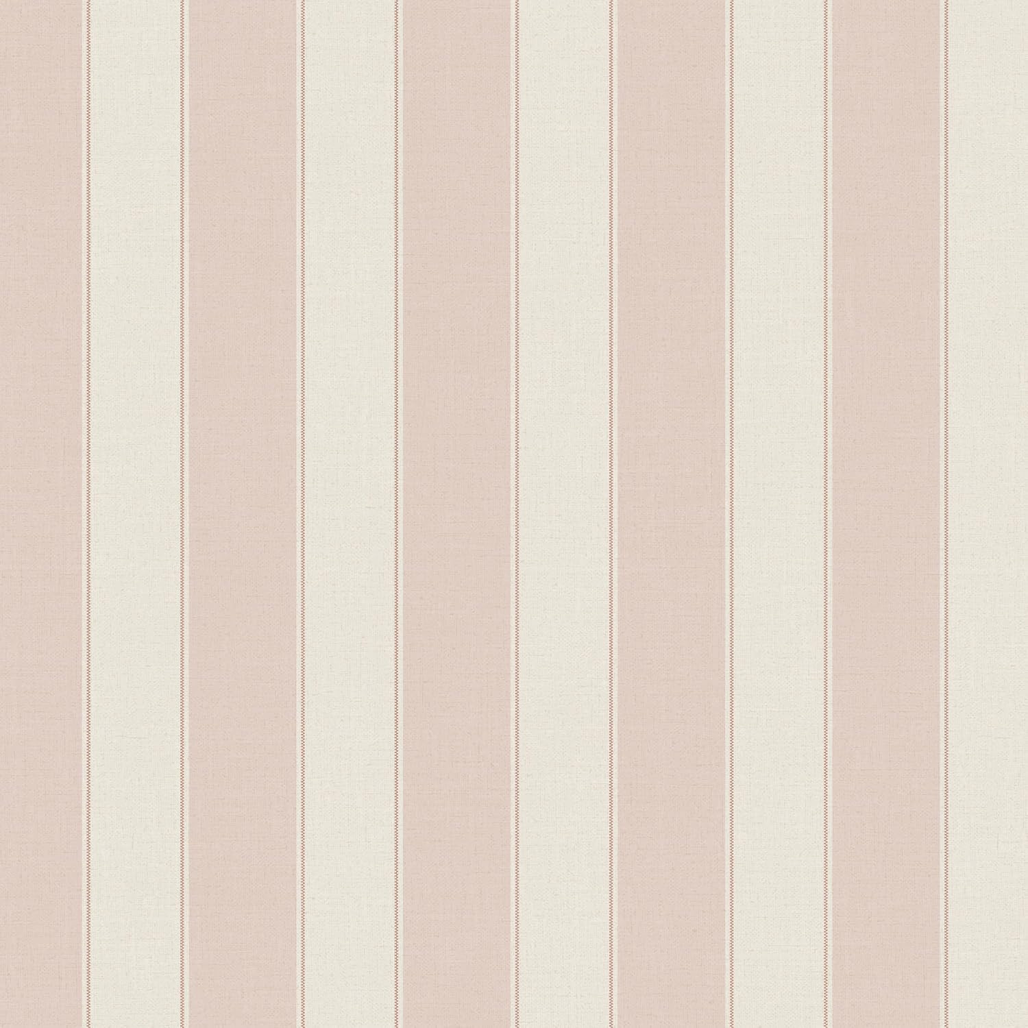 Pink and White Cream Striped Wallpaper Peel and Stick Girls Nursery Self-Adhesive Removable Waterproof Wallpaper for Bedroom Kitchen Bathroom (Blush, 17.32"x 118.11") | Amazon (US)