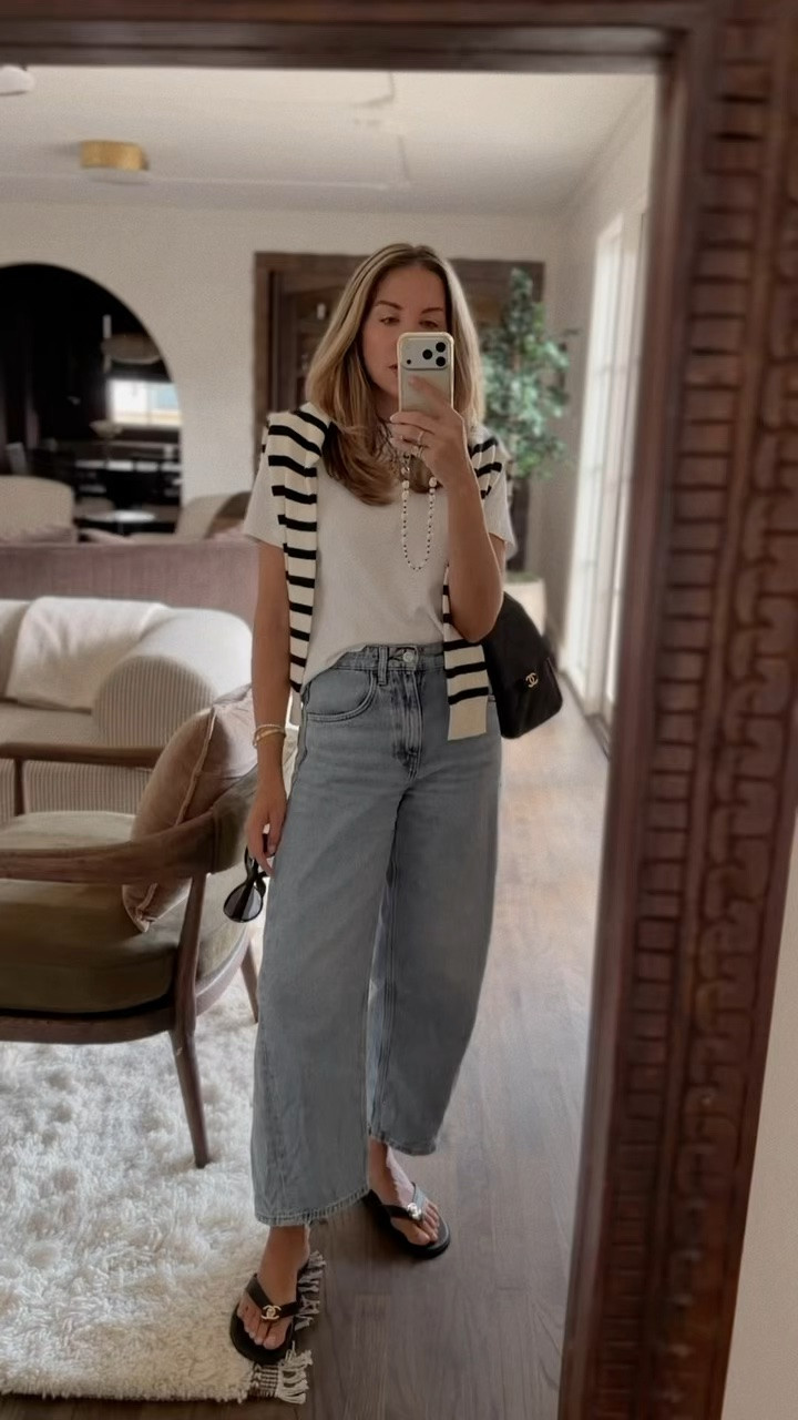 Mango Denim // Aritzia Tee— Size Small // Fall Fashion // Amazon Sweaters // Fall Style

#LTKSeasonal #LTKootd