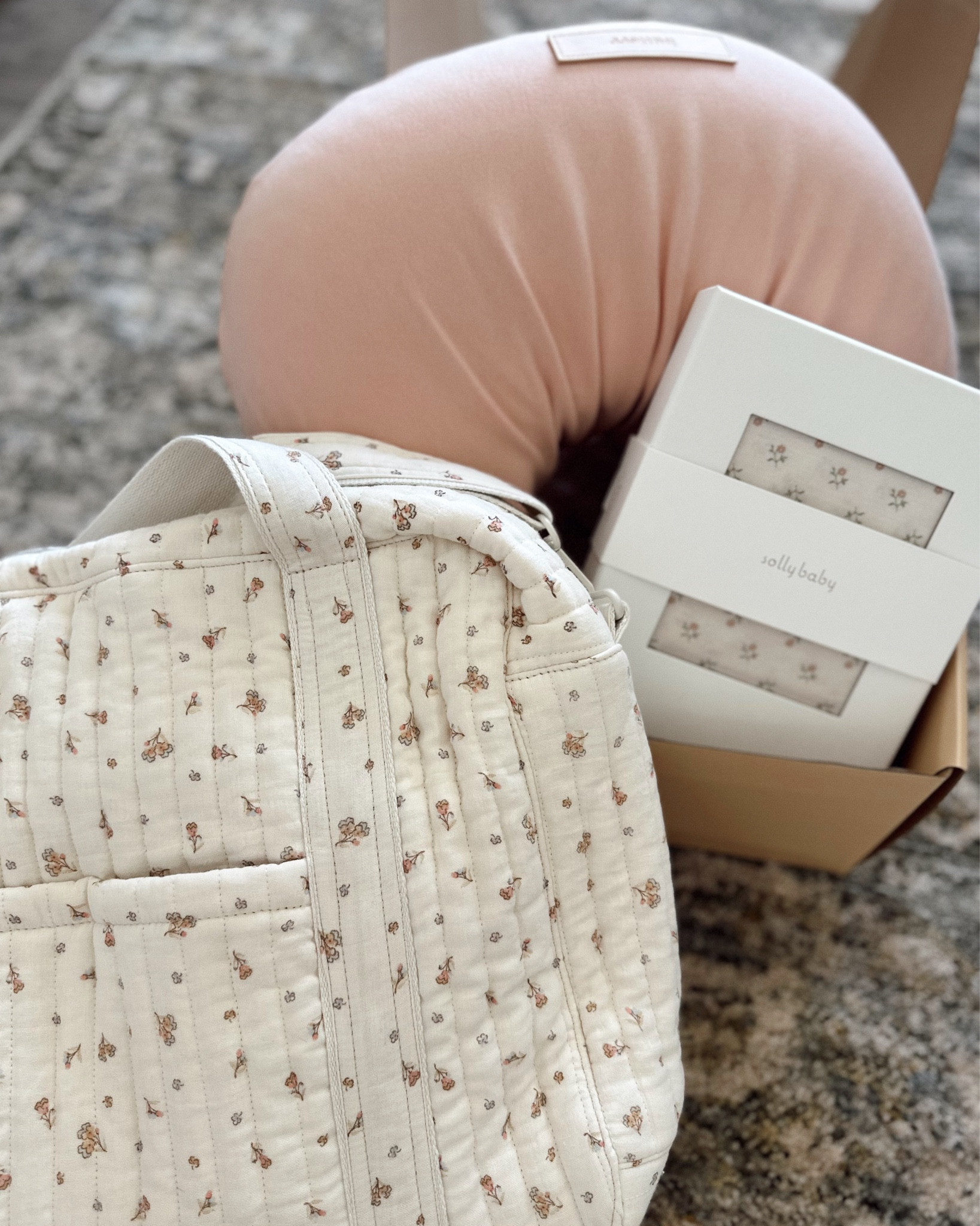 #ad GIRL baby shower gift ideas! Loving all this pink and floral for my bestfriend + her baby girl! 🎀🍼👶🏼 everything is 100% cotton which is awesome for the mom who likes to be conscious of fabrics around baby! 
SOLLY BABY DISCOUNT CODE: 
WILDBIRD DISCOUNTS CODE: KERSTYN88767
Thank you @butterr for this nursing pillow for my bestie! #ad 

#LTKFamily #LTKBump #LTKBaby