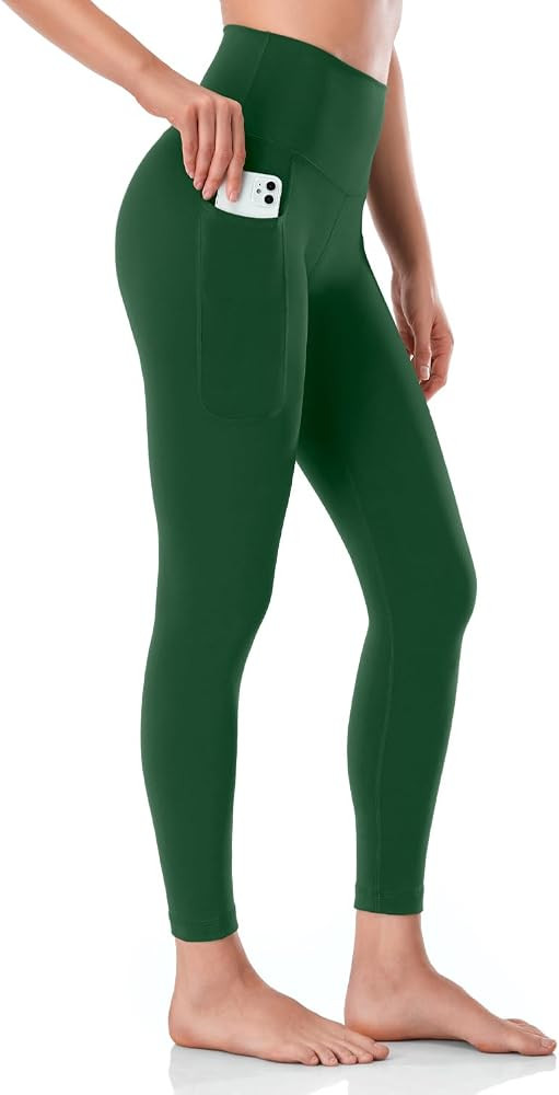 HeyNuts Workout Pro/Yoga Pro 7/8 Leggings with Side Pockets for Women, High Waisted Tummy Control... | Amazon (US)