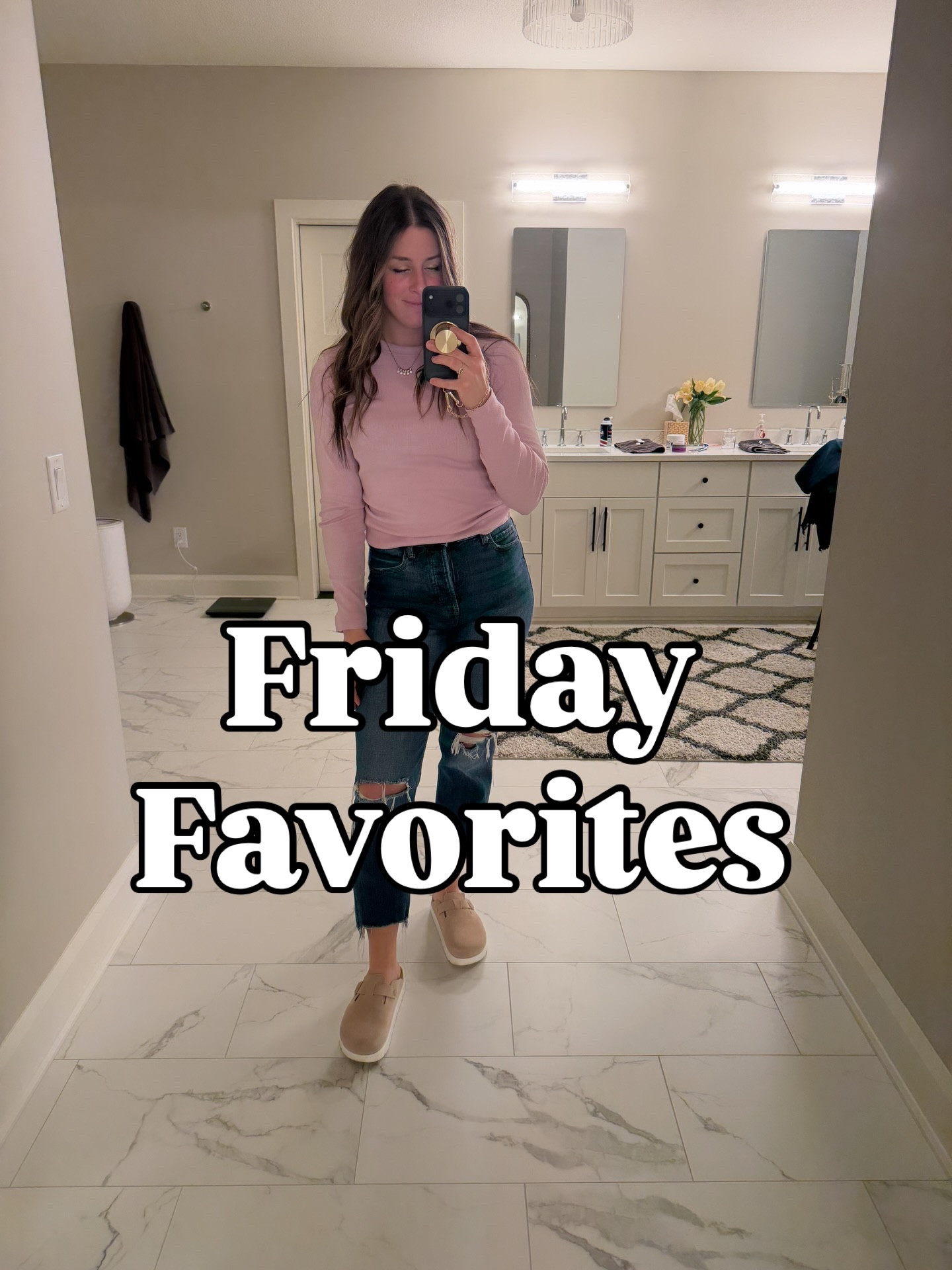 Friday Favorites ✌🏼

▪️I usually stick to my favorite mascaras but this tubing mascara is giving it a run for its money! My lashes have never looked better! 

▪️Nothing helps motivate me to get my workout in like a matching set! This one from @jillyoga_com is so cute! 

▪️The holographic lip water by @lanolips is so so good! I promise you’ll thank me later! 

▪️I got the girls these cutie hair towels on Amazon for Valentine’s Day and they’ve been a part of our bathtime routine since! Wish I would have bought them sooner! 

▪️This leave in conditioning spray is bomb! I have been using it on me and my girls after baths and in mornings as a detangler spray and it works wonders.

Comment SHOP if you want links sent to your inbox 💋

@influenster @aussiehaircare #complimentary DareToWonder #lifeandstyleblogger #momlife #fridayfavorites