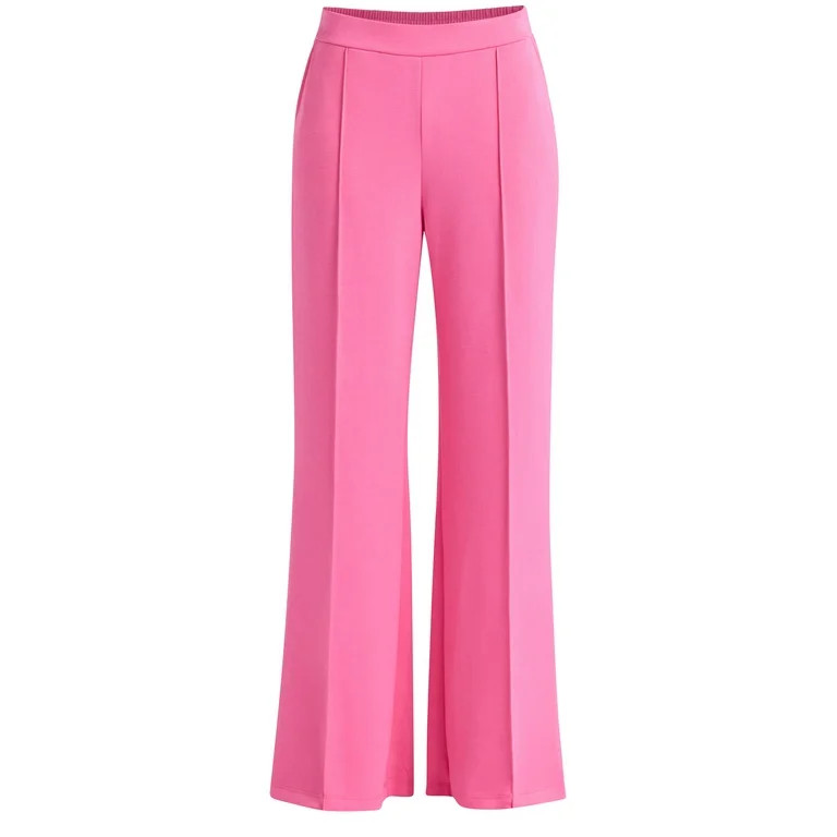 Scoop Women's and Women's Plus Ultimate ScubaKnit Trouser Pants, Sizes XS-4X - Walmart.com | Walmart (US)