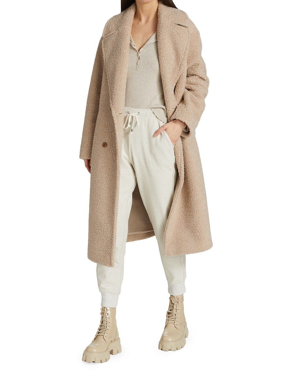 Splendid Sivan Oversized Bouclé Coat | Saks Fifth Avenue