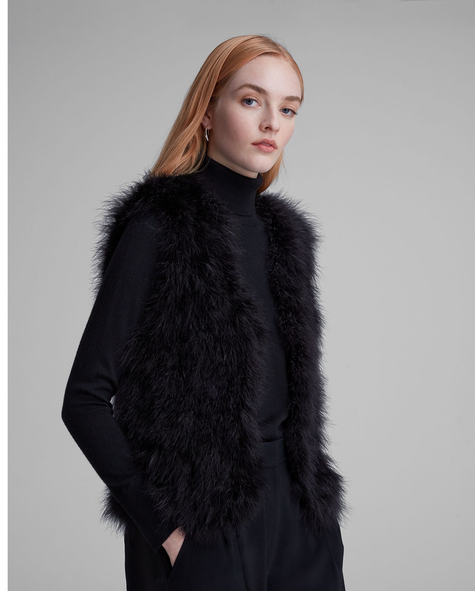 Violet Feather Vest | Club Monaco (Global)