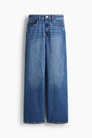 H & M - Harper High Rise Wide Leg Jeans - Blue | H&M (US + CA)
