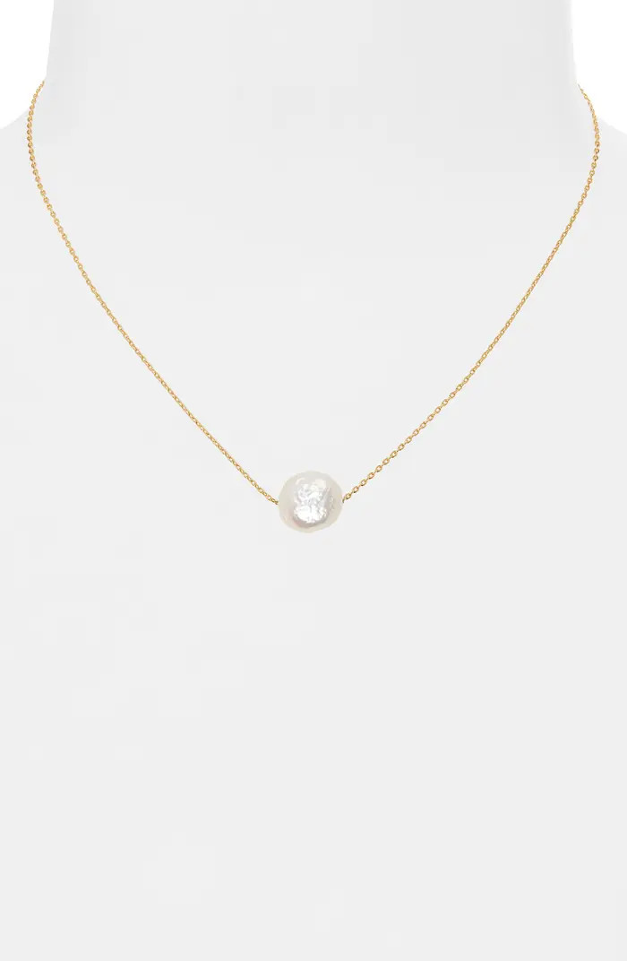 Nordstrom Demi Fine Baroque Pearl Pendant Necklace | Nordstrom | Nordstrom