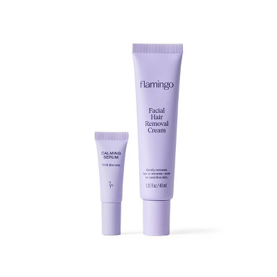 Flamingo Women's Facial Hair Removal Treatment Cream with Calming Serum - 40ml | Target
