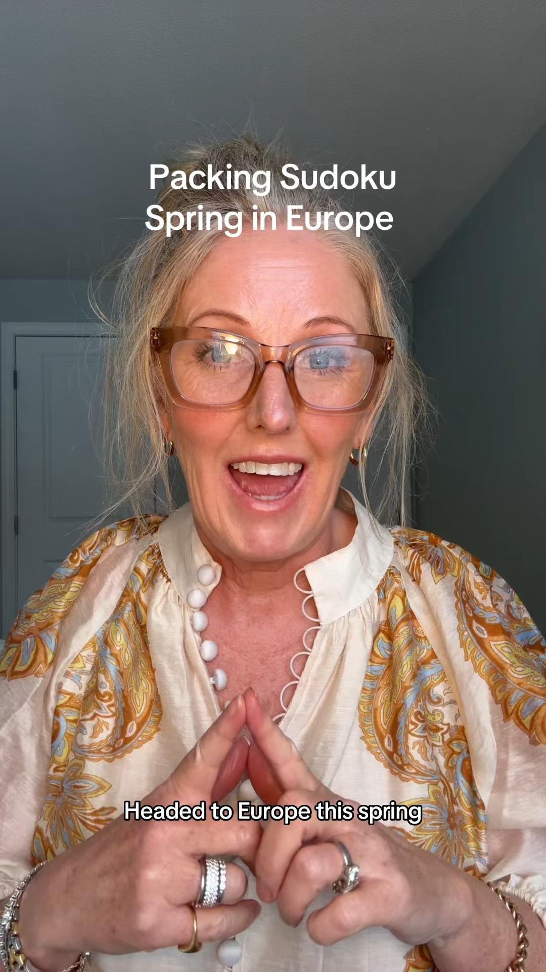 Spring in Europe and don’t want a bulging suitcase? This Packing Sudoku has 9 pieces of clothing, makes 27 outfits and will take you from Paris to Dubrovnik! 