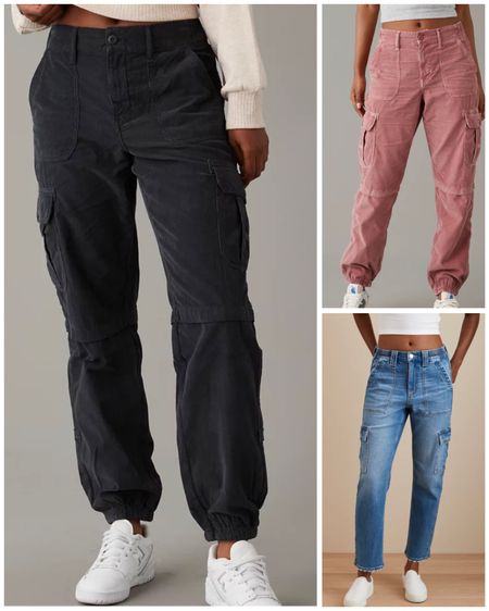 Cargo jeans and corduroy pants  

#LTKsalealert #LTKunder50