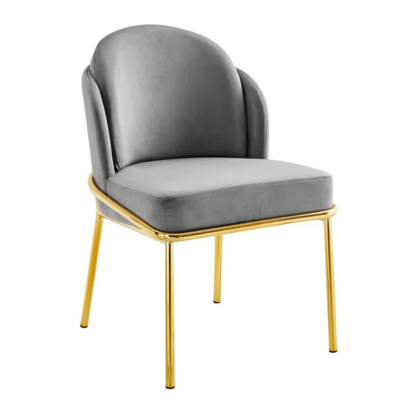 Eupha Velvet Upholstered Side Chair | Wayfair North America