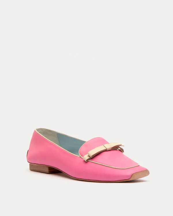 Suzanne Loafer - Leather Pink Oyster | Frances Valentine