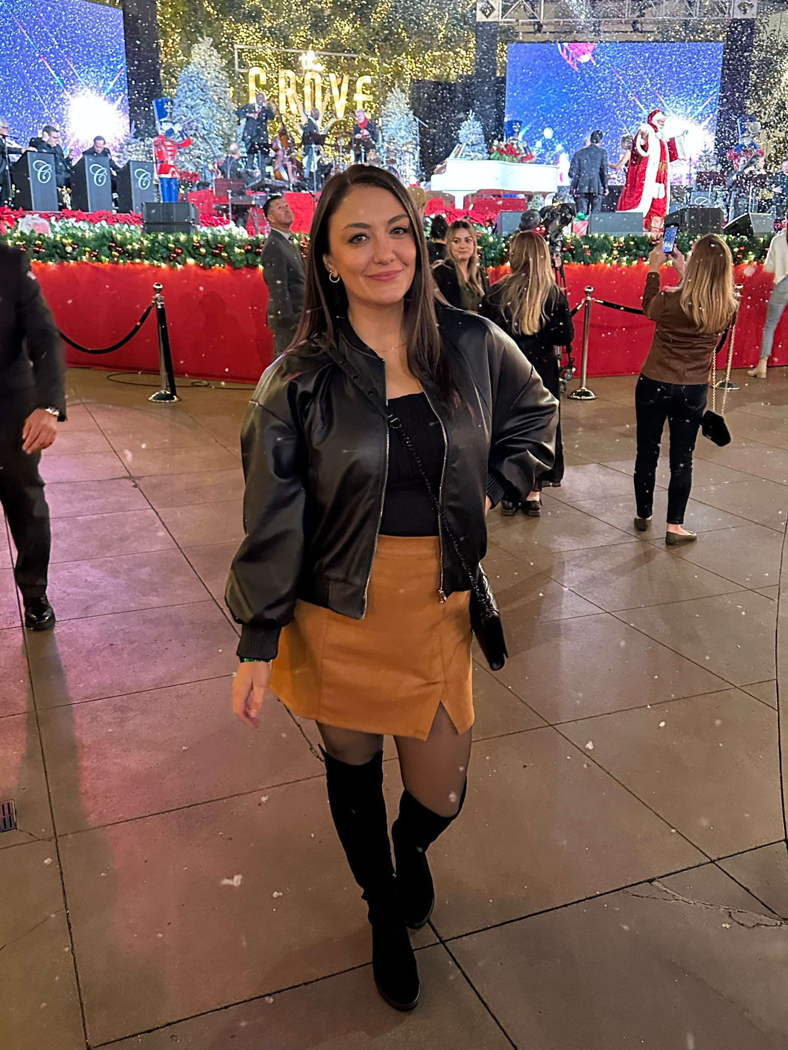 Skirt, top, tights & boots are all on sale for Black Friday! 

#LTKHoliday #LTKsalealert #LTKshoecrush