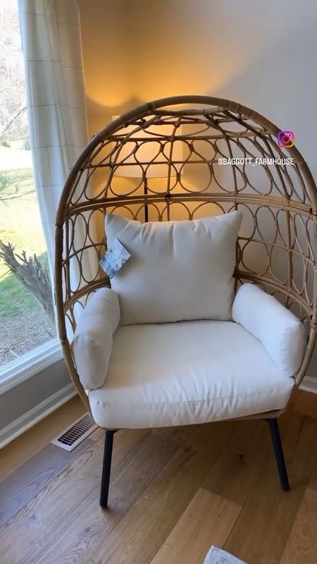 THE popular @walmart EGG CHAIR! It’s over $75 off right now!! 
There is even a kids version that’s over $20 off! 

#LTKhome #LTKSeasonal #LTKsalealert