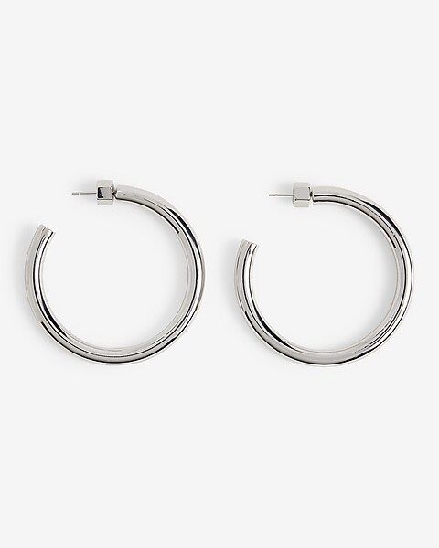 Tube Hoop Earrings | Express