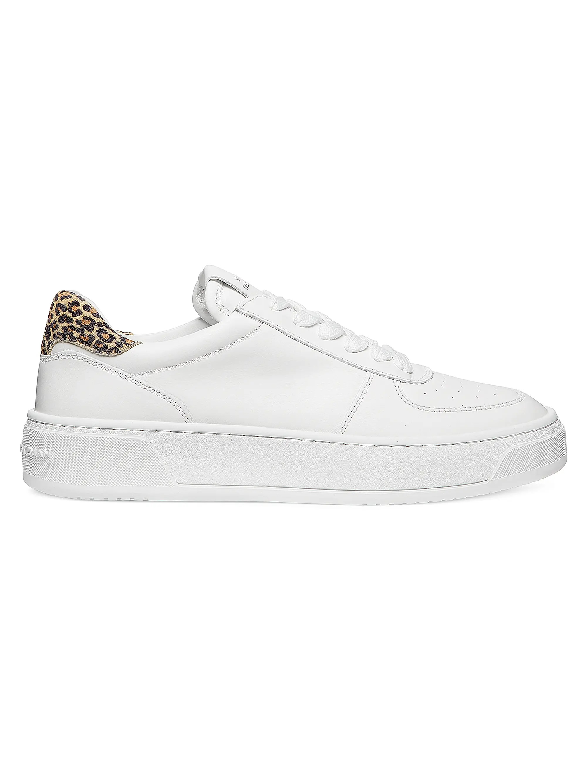 Stuart WeitzmanCourtside Leather Low-Top Sneakers | Saks Fifth Avenue
