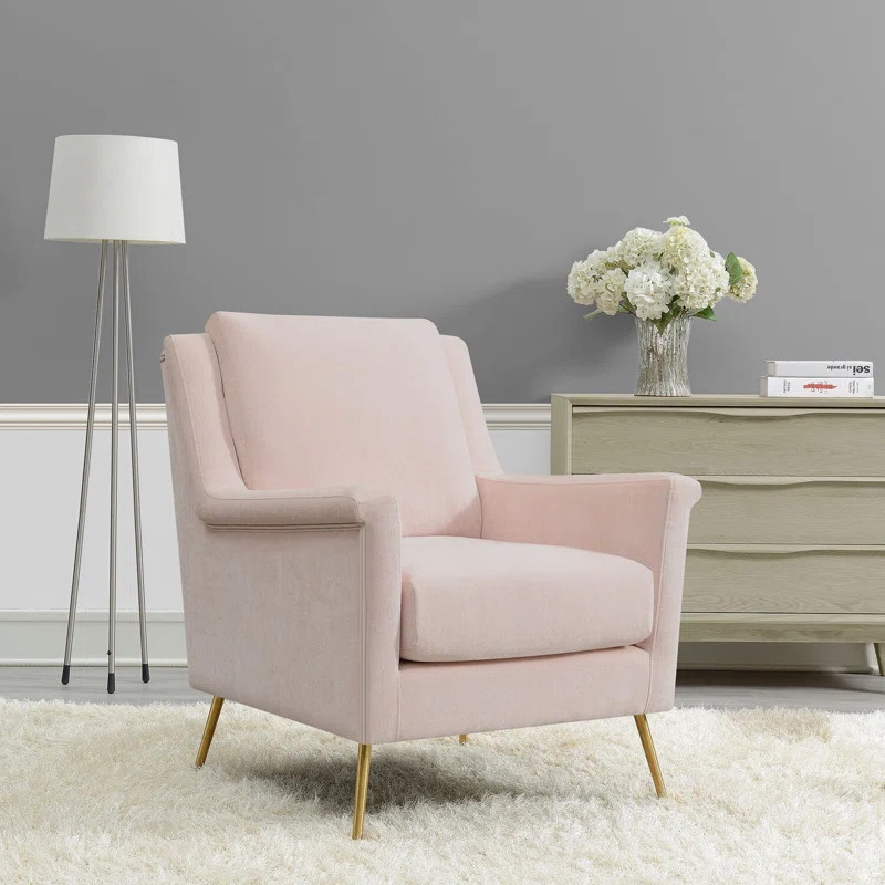 Blossom Accent Chair In Blush Pink | Wayfair Professional