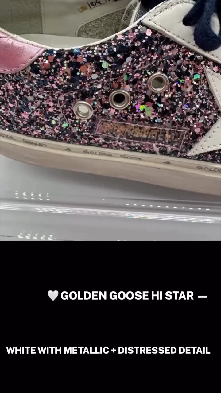 🤍 GOLDEN GOOSE HI STAR — WHITE WITH METALLIC + DISTRESSED DETAIL

A modern twist on Golden Goose’s signature silhouette, the Hi Star elevates the classic Superstar with a double-height platform sole and hand-finished distressing for that effortlessly lived-in look. Each pair is handmade in Italy, blending casual comfort with high-end craftsmanship.

💎 Details:

• Brand: Golden Goose Deluxe Brand

• Model: Hi Star

• Color: White with metallic silver + gold detailing

• Size: 38 with dust bag only 

• Made in Italy

• Condition: Excellent pre-loved condition

• Retail: $625

• ShopSIBI Price: $399

An elevated essential — timeless, versatile, and endlessly wearable. Dress them up with blazers or down with denim for that signature Italian-street-style edge.

🛍️ Available now via @ShopSIBI and @GoldenGooseGang — also shoppable at GoldenGooseGang.com

Not affiliated with Golden Goose or any brands shown. Authentication guaranteed through Shop SIBI.

#shopsibi #goldengoosegang #goldengoose #goldengoosehistar #luxurysneakers #italianstyle #designerresale #authenticstyle #luxuryfinds #preloveddesigner #consignmentstyle #shopsmallluxury

#LTKGiftGuide #LTKHoliday #LTKCyberWeek