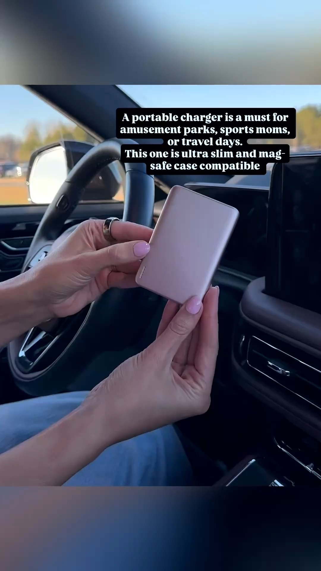 This ultra slim portable charger is so good, especially if you are always on the go. It is compatible with MagSafe cases so it snaps right on, but also has a plug for cords if you need it which makes it super versatile.

Amazon finds, Portable charger, MagSafe charger, Wireless phone charger, Travel essentials, Tech accessories, Everyday essentials, On the go must haves, Slim power bank, iPhone accessories, Convenience finds, Stang and Co

#LTKmomlife #LTKdayinmylife #LTKHome