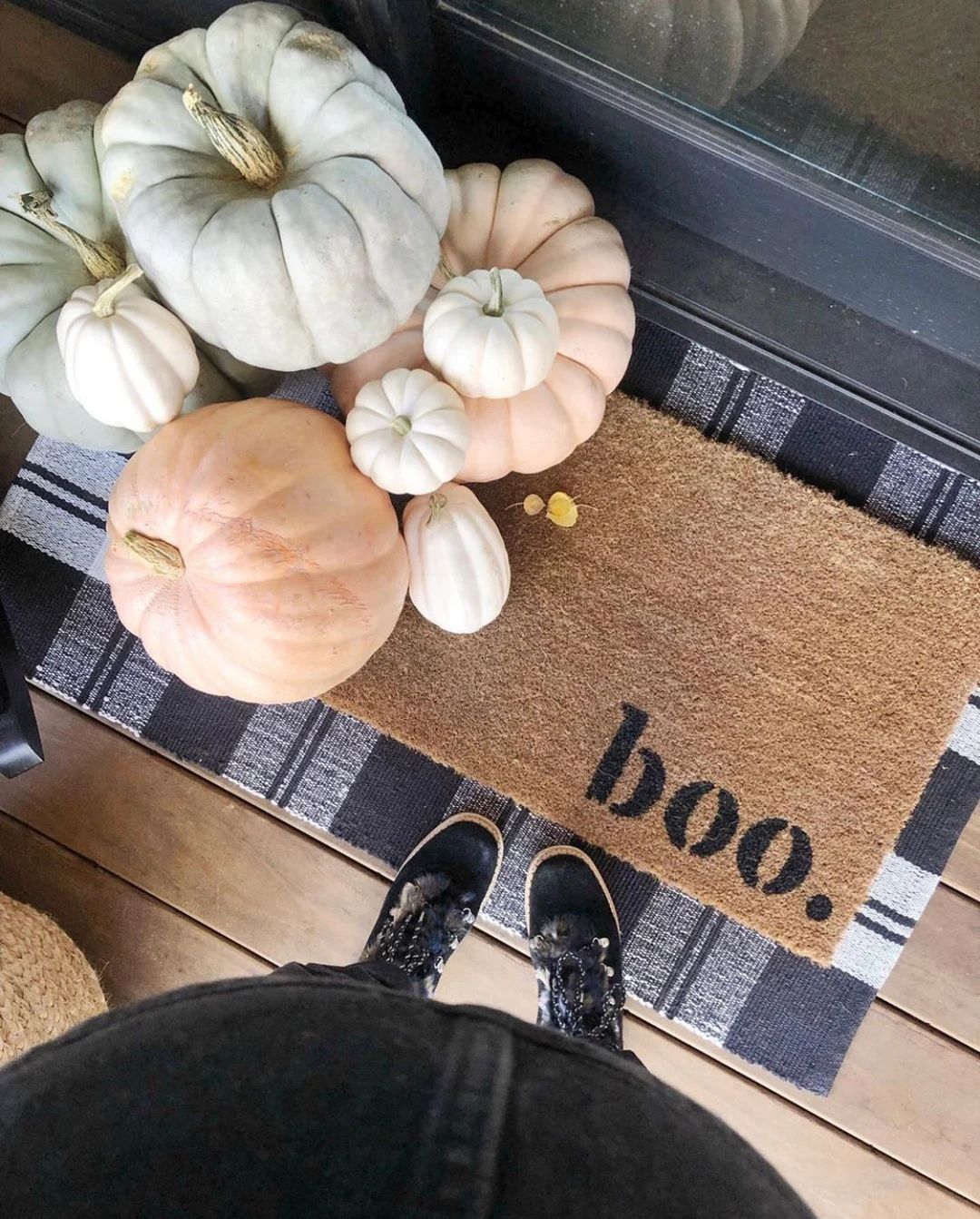 Halloween Doormat Halloween Decor Boo Doormat Fall Porch - Etsy | Etsy (US)