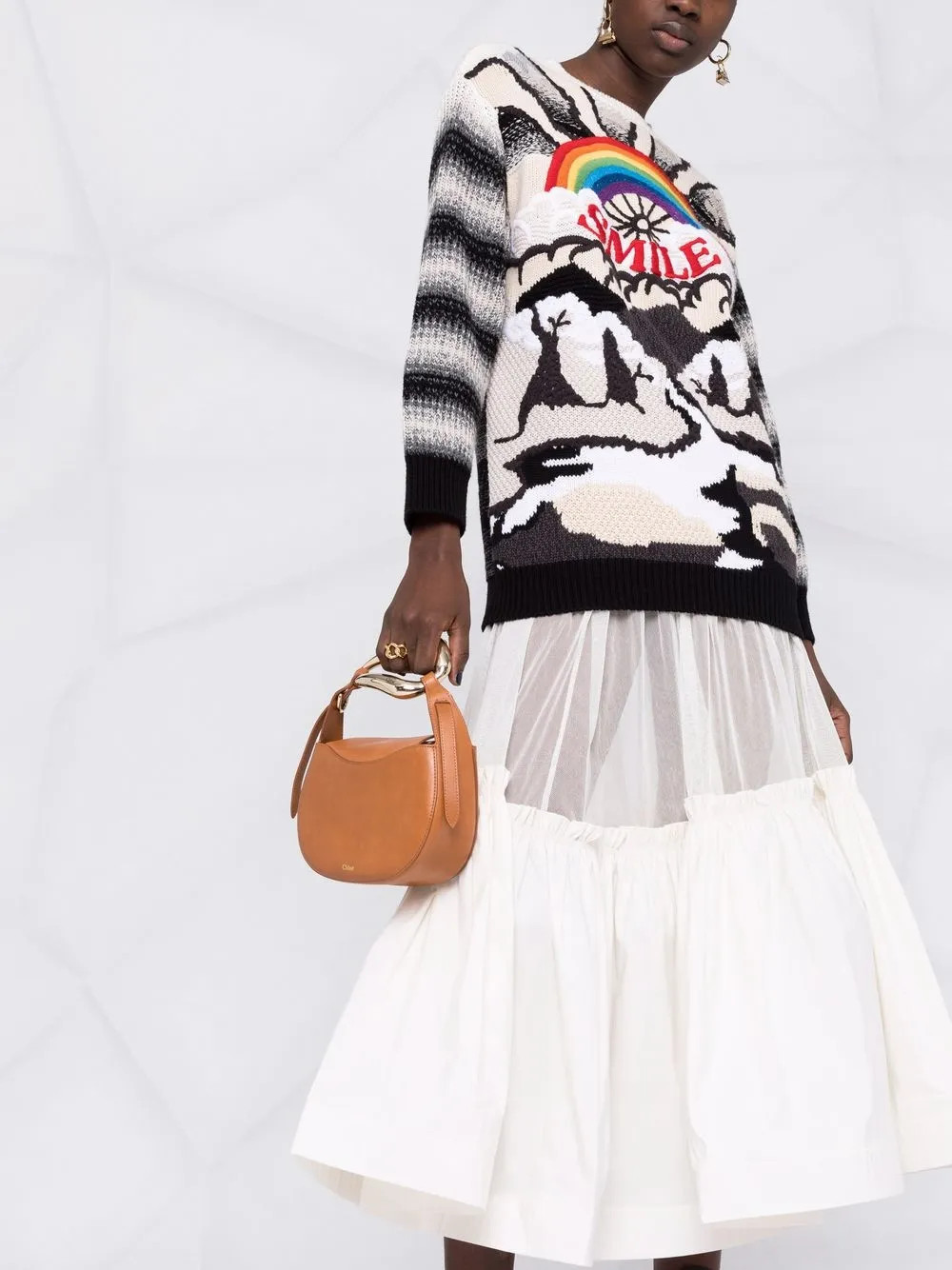 Tory Burch Flared Maxi Skirt - Farfetch | Farfetch Global