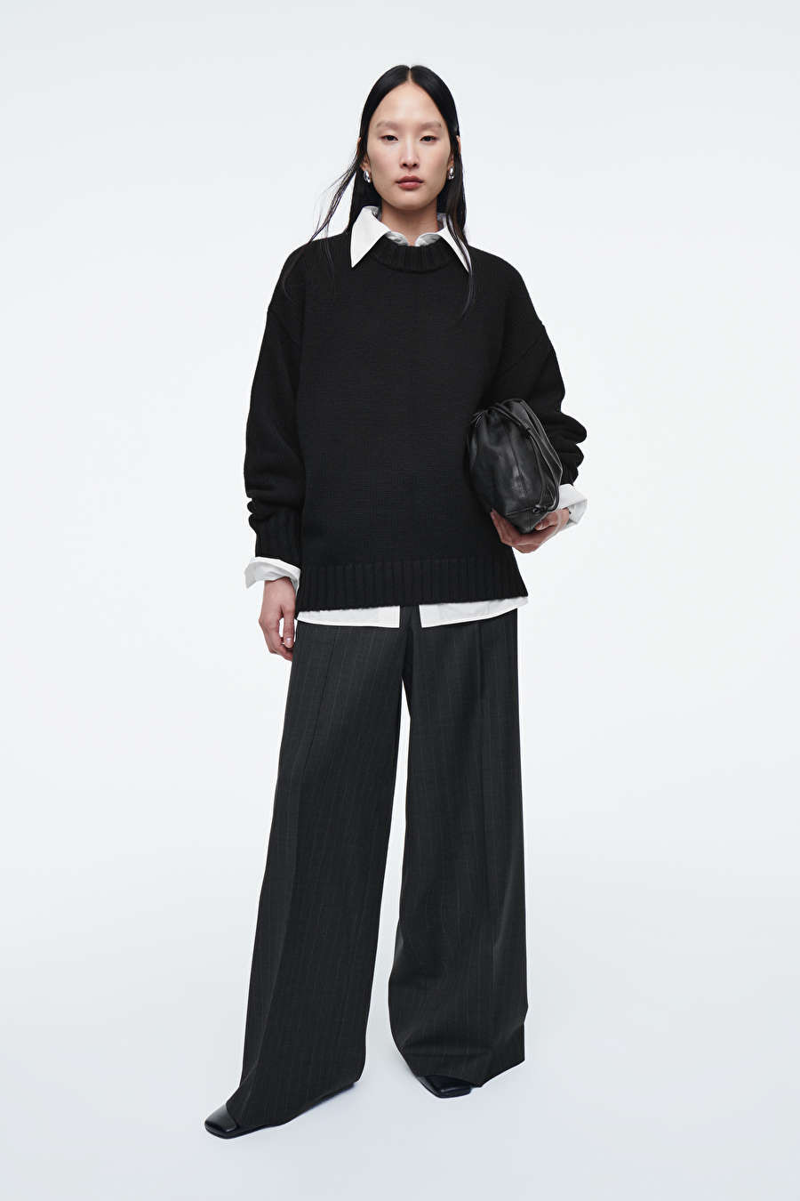 CHUNKY PURE CASHMERE CREW-NECK JUMPER | COS (EU)