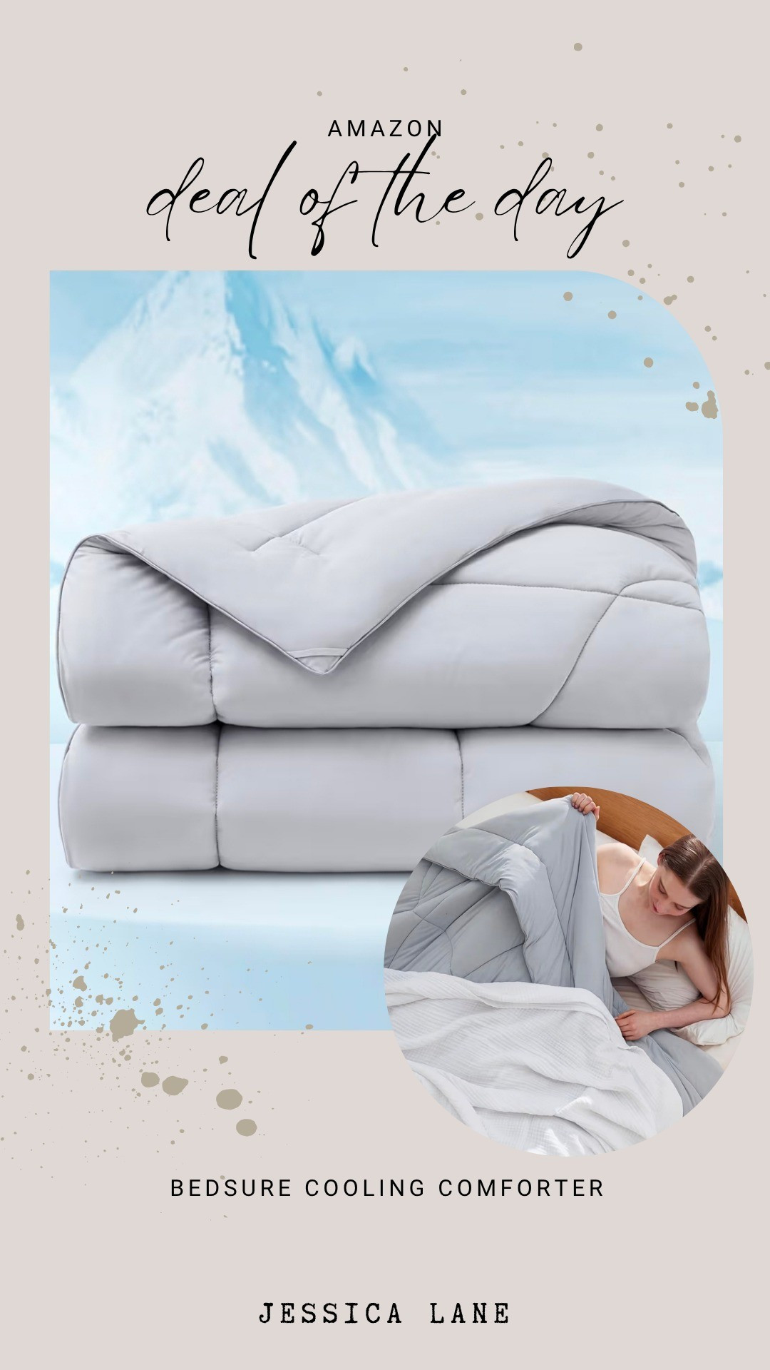 Stay cool and comfortable all night long with this premium cooling comforter. It is a game changer for hot sleepers looking for a lightweight and breathable bedding option.#bedroomgoals #amazonhome

#LTKSaleAlert #LTKSeasonal #LTKHome
