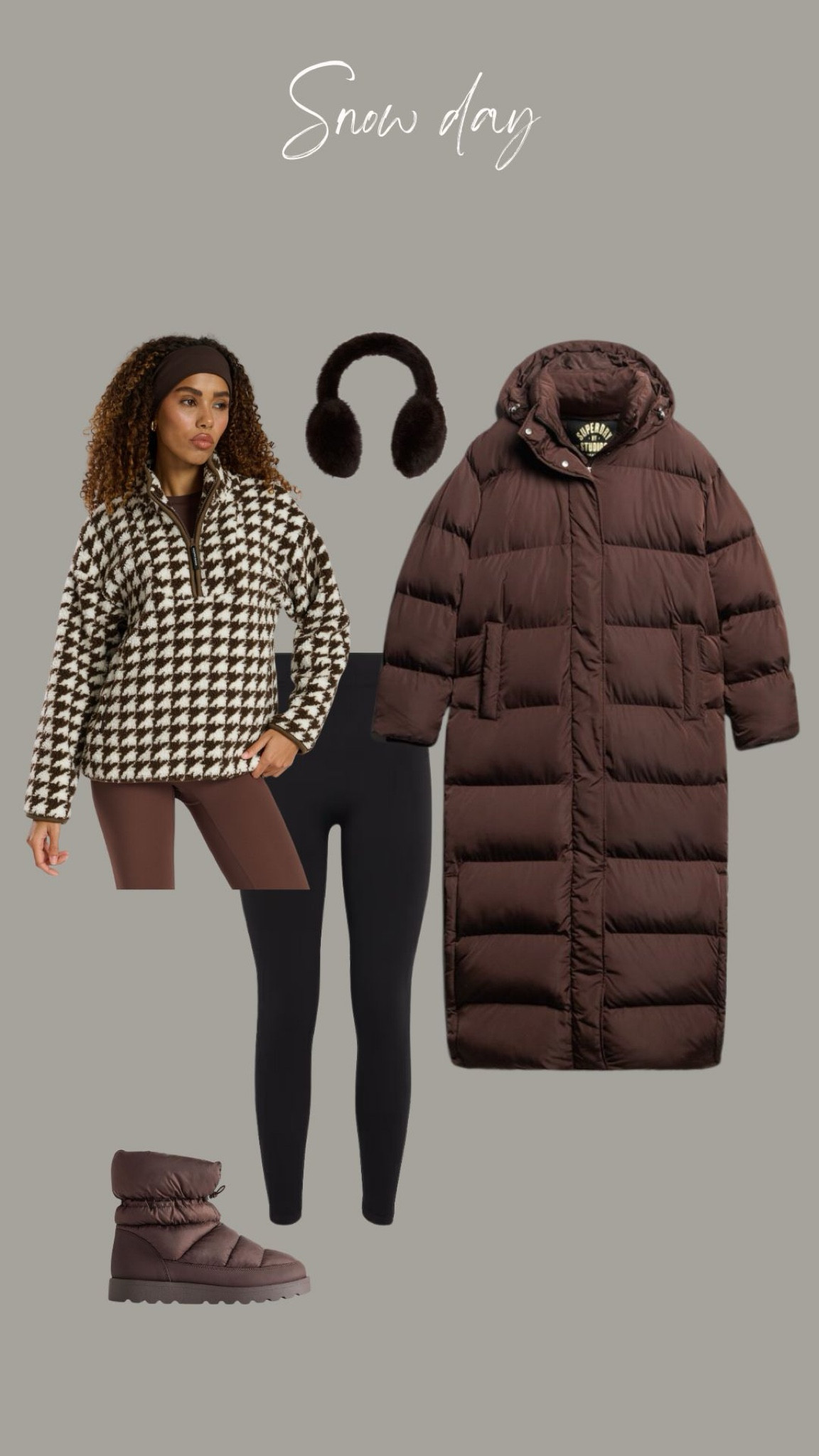 Snow day outfit inspiration 


Fleece, thermal leggings, snow boots, earmuffs, après ski, ski outfit, winter city break 



#LTKuk #LTKeurope #LTKwinter