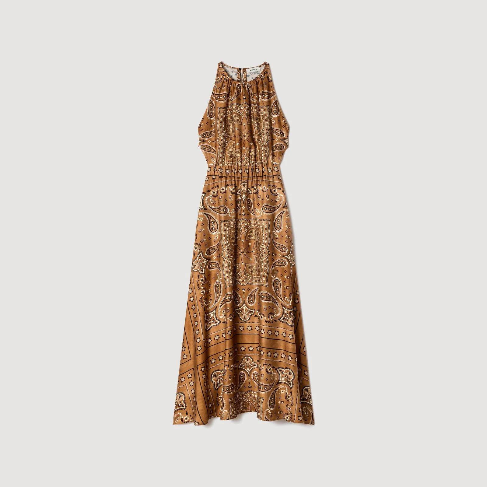 Bandana-print maxi dress | Sandro US | Sandro-Paris US
