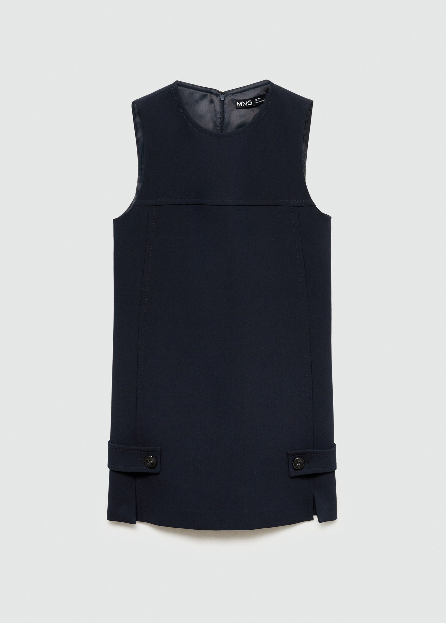 Short dress with decorative buttons | Mango (US/MX/AU)