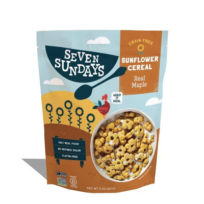 Seven Sundays Real Maple Sunflower Gluten Free Breakfast Cereal - 8oz | Target