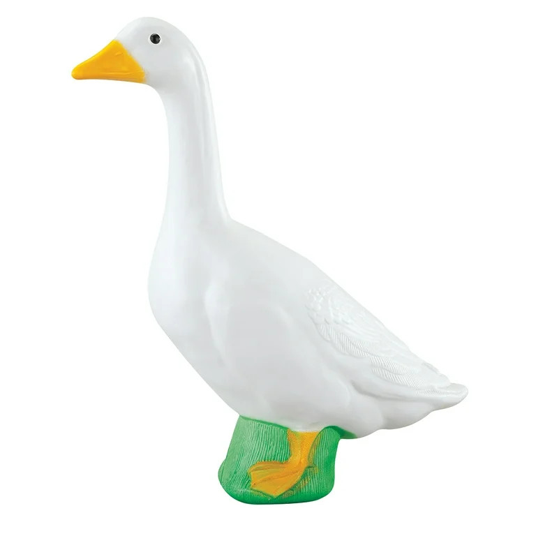 Official Gaggleville 23" Large White Goose, Plastic Garden Décor, Vibrant and Clean Painted Goos... | Walmart (US)