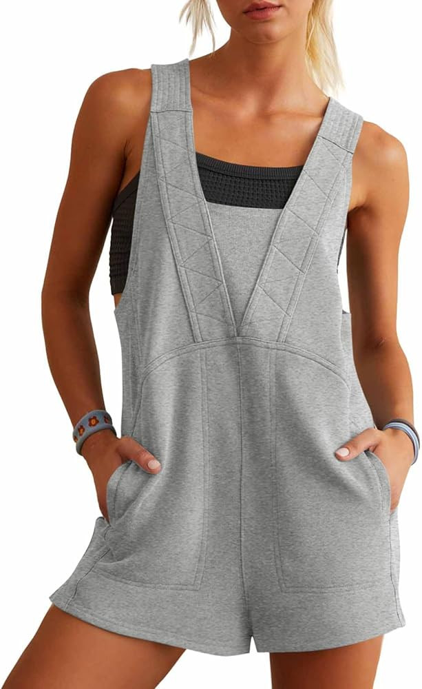 Cicy Bell Womens Summer Casual Romper Sleeveless Athletic Trendy Short Jumpsuit Workout Loose Fit... | Amazon (US)