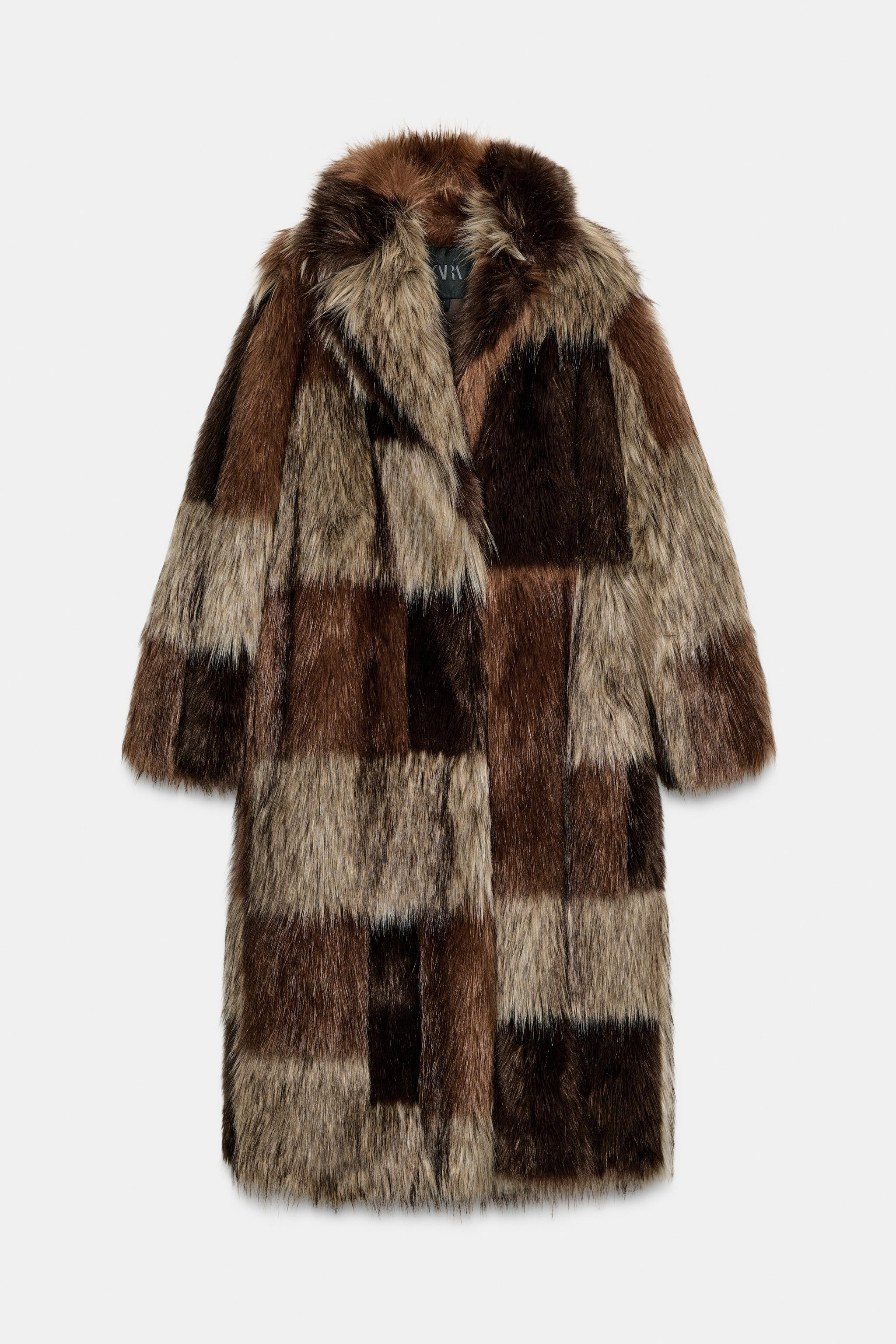 PATCHWORK FAUX FUR COAT ZW COLLECTION LIMITED EDITION | Zara US