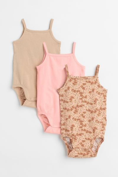 3-pack Sleeveless Bodysuits | H&M (US + CA)