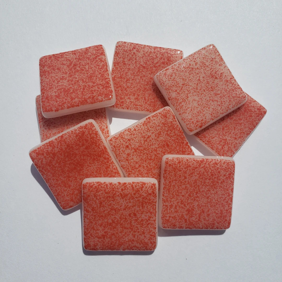 1 lb. Speckled Red Mosaic Tiles for Crafts 1" x 1" | Etsy (US)