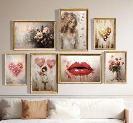 Valentine's wall art bundle, set of prints, instant wall art, Valentine's Decor Set of 7 prints, romantic gallery, modern, boho decor, love 

#LTKSeasonal #LTKstyletip #LTKMostLoved