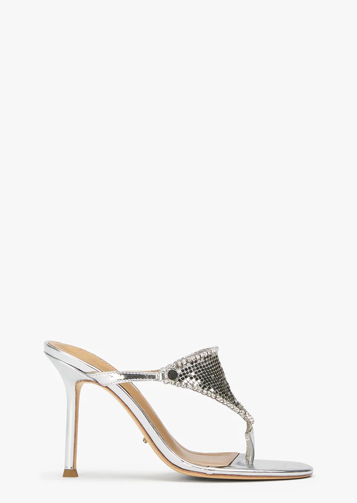 Demure Silver Glomesh | Tony Bianco (Australia & New Zealand)