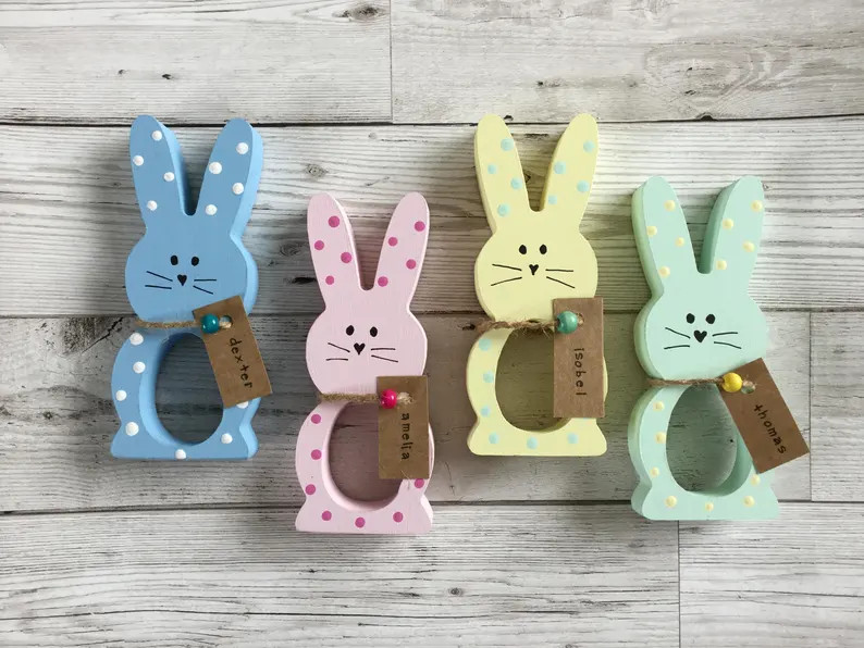 Personalised Easter Bunny Chocolate Egg Holder Easter Egg | Etsy | Etsy (US)