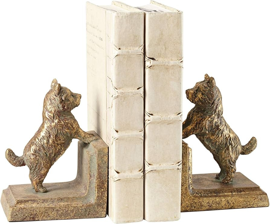 Kensington Hill Frisky Dogs 6 1/2" High Scottish Terrier Bookends Set | Amazon (US)