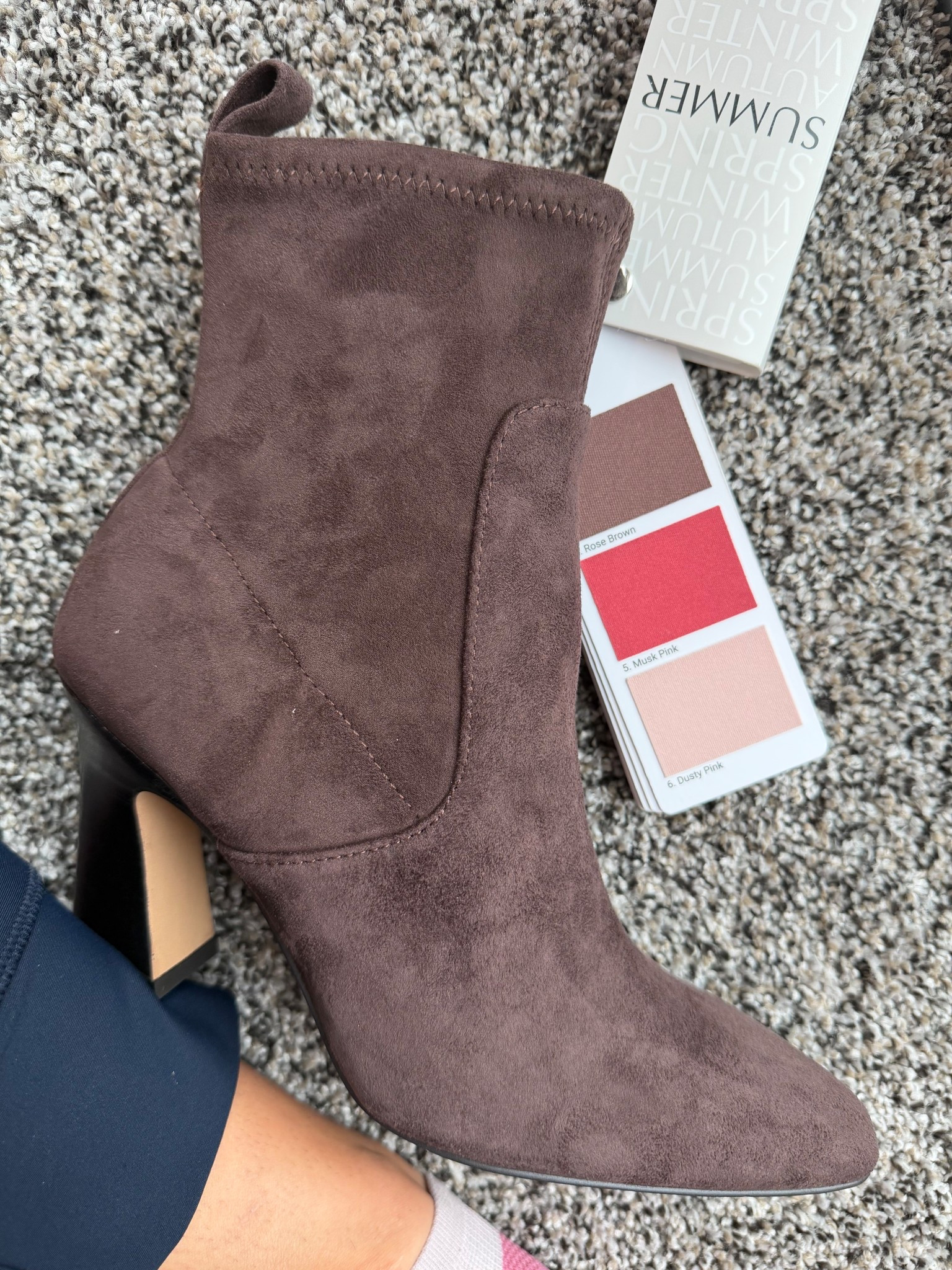 Rose brown boots for house of color summers! I also think they could work for tci dark autumns! 

#LTKShoeCrush