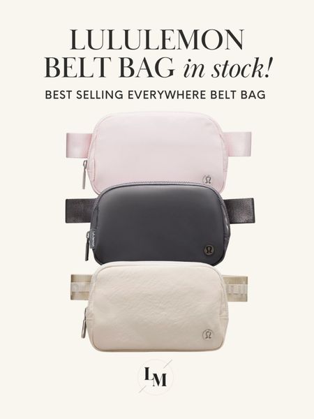 Best selling Lululemon belt bag in stock in soo many colors! 👀

#LTKitbag #LTKfindsunder100 #LTKfindsunder50