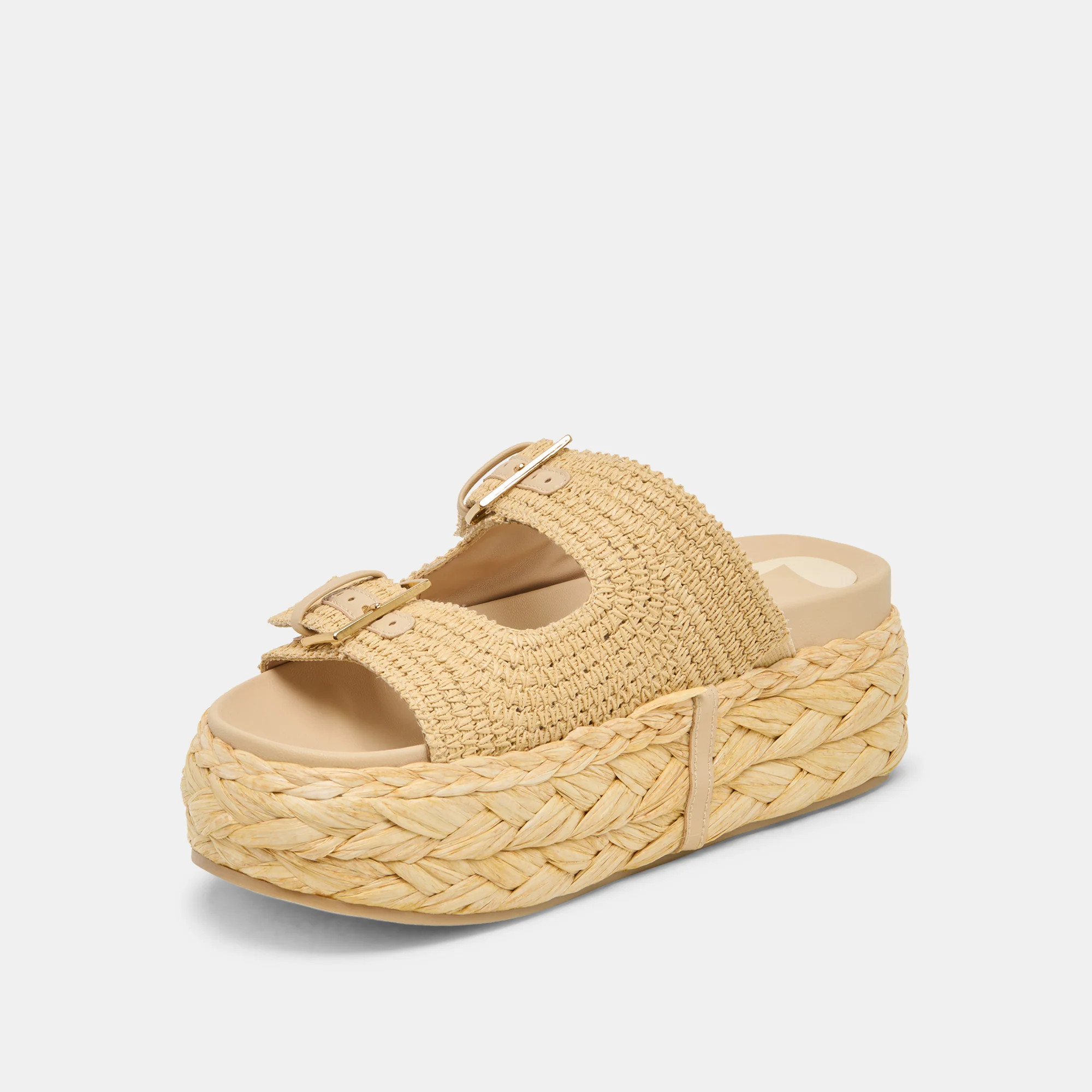 Falyn Lt Natural Woven Raffia Sandals | Dolce Vita | DolceVita.com