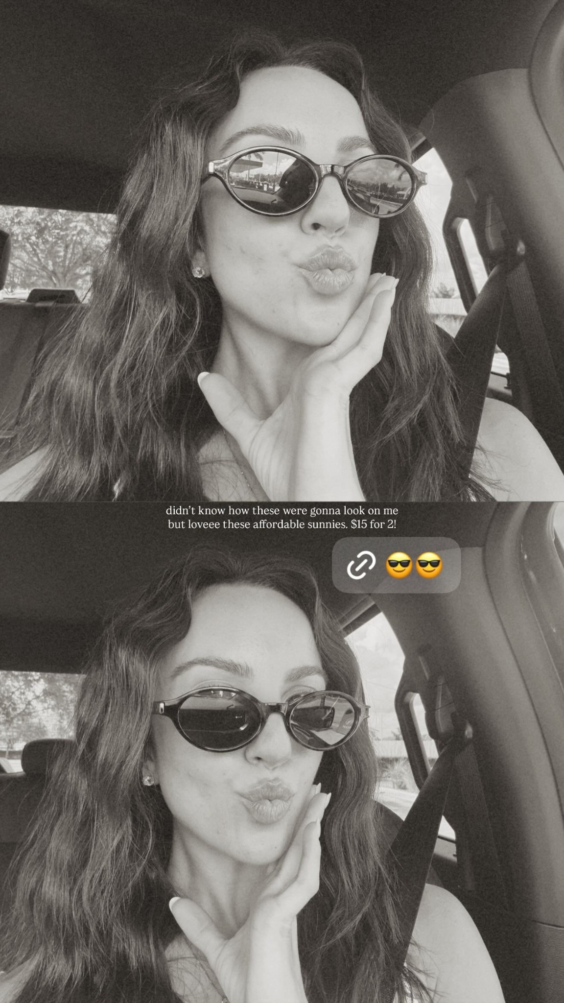 didn’t know how these were gonna look on me but loveee these affordable sunnies. $15 for 2!

#LTKSeasonal #LTKSaleAlert