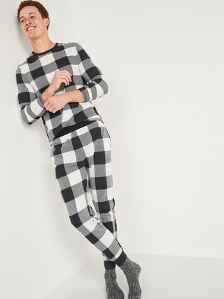 Patterned Jersey Pajama Set for Men | Old Navy (US)
