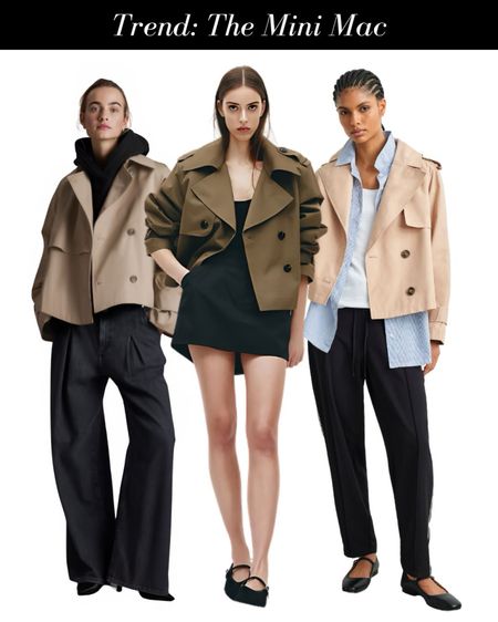 Welcome the short trench as the hero of your wardrobe this season. We all crave that perfect transitional piece, and for Spring 24 the short trench, or mini Mac, takes the spotlight as the hardest working must-have. 