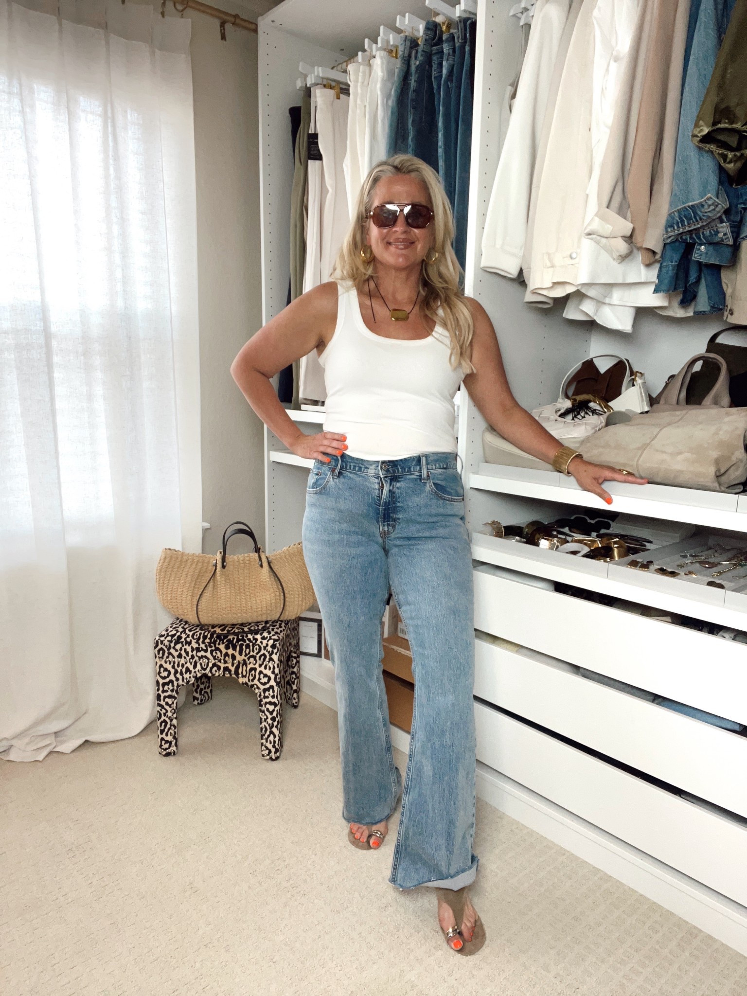  ✨Tap the bell and ❤️ for over 40 fashion, midlife style, midsize fashion and luxury looks for less. 

Extra 15% off DENIMAF

Outfit mistakes we are leaving behind… Episode 3 👖✨

Wearing 31 short, size up if in between sizes and opt for shirt for under 30" inseam.

If your jeans pinch, pull, or make you dread sitting down — it’s time for an upgrade.
Midlife bodies. Midsize curves. Lower belly. All DESERVE jeans that fit and flatter. ❤️

These 3 Abercrombie jeans are changing the game:
📏 90s High-Rise Straight – legs for days + smooths the lower belly.
💃 90s High-Rise Relaxed – waist definition without the squeeze.
⚖️ Mid-Rise Bootcut – balances proportions, hugs curves perfectly.

💥 ALL are on major sale right now.

👑"Helping you look good, feel good!" - Lindsey Denver


#abercrombie Over 40 mom, over 50, midlife, midsize fashion, size 10, size 12, size 8, ootd, perimenopause, gen X, body confidence, over 45, outfit inspiration, mom outfit 

Follow my LTK @Over40andmidlife on the @shop.LTK app to view this post and get my exclusive app-only content!

#liketkit #LTKFindsUnder100 #LTKOver40 #LTKMidsize
@shop.ltk
https://liketk.it/5kZgs