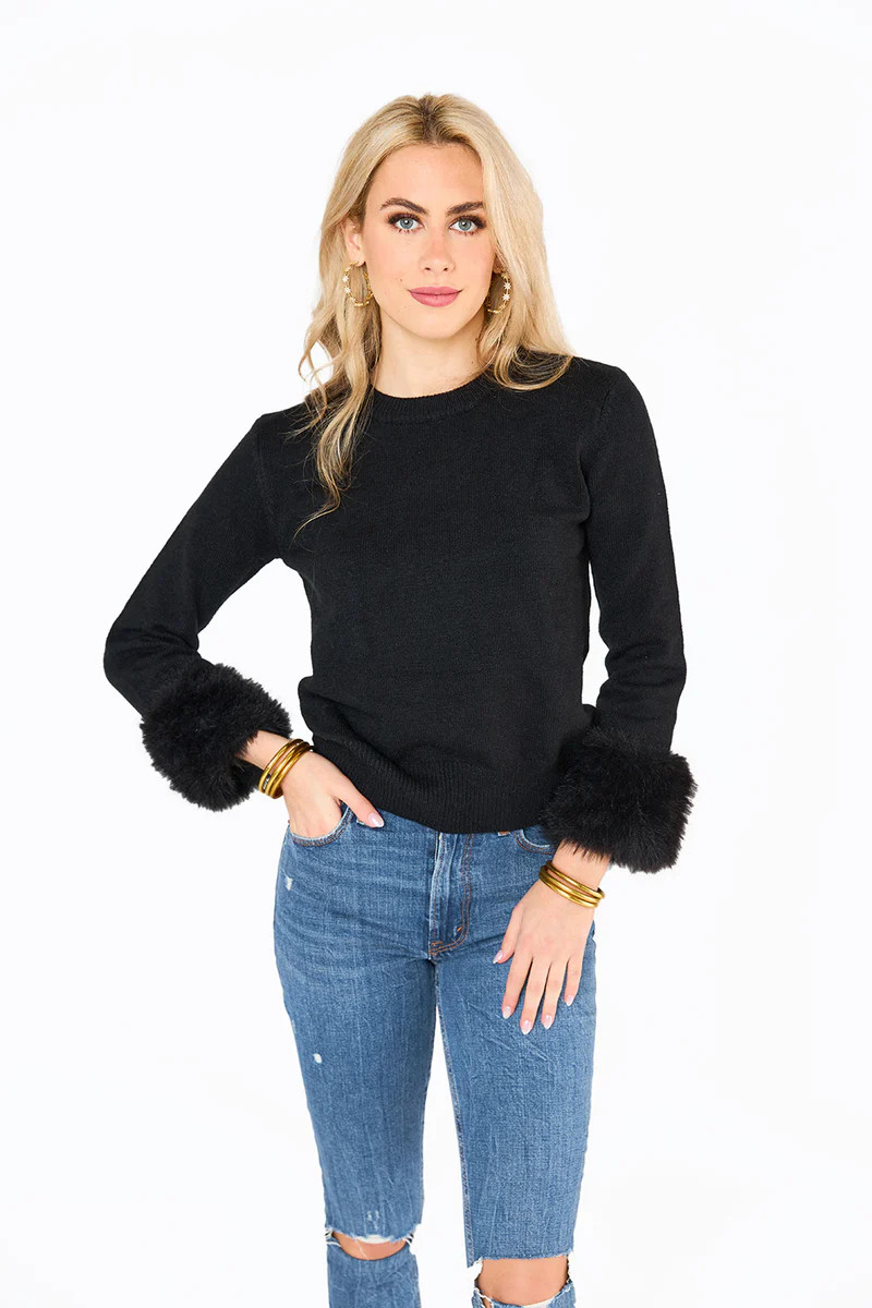 BuddyLove| Park Cities Sweater | Black | BuddyLove