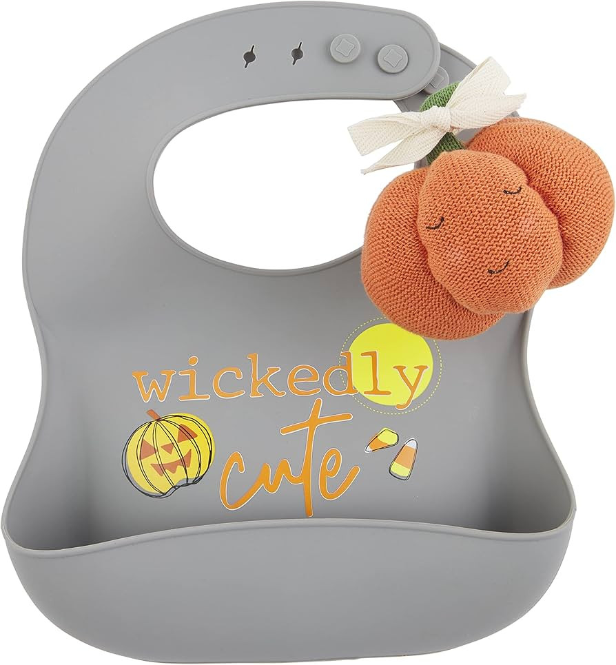 Mud Pie Silicone Bib Set, Halloween | Amazon (US)