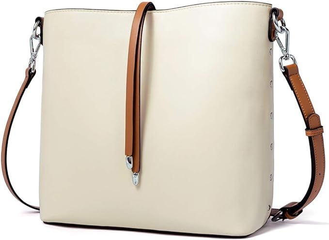 WESTBRONCO Hobo Bags for Women Vegan Leather Handbag Crossbody Bucket Tote Purse Ladies Shoulder ... | Amazon (US)